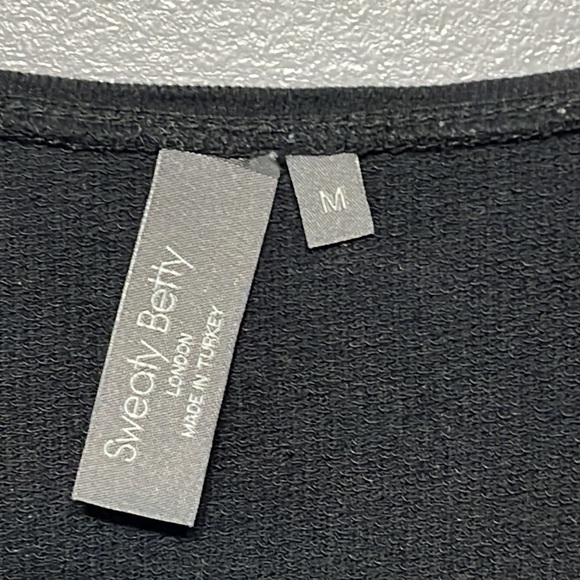 Sweaty Betty Black After Class Sweatshirt Medium - Picture 6 of 6